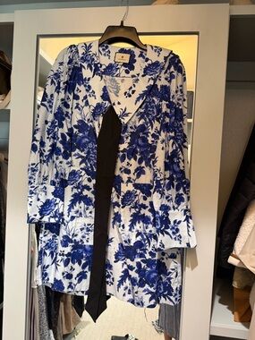 Tuckernuck Blue and White Floral Mini Dress